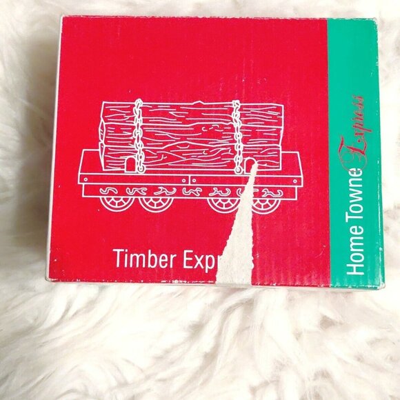 VTG Home Town Timber Express Train Car 1998 JC Penny Christmas Decoration - Picture 4 of 5
